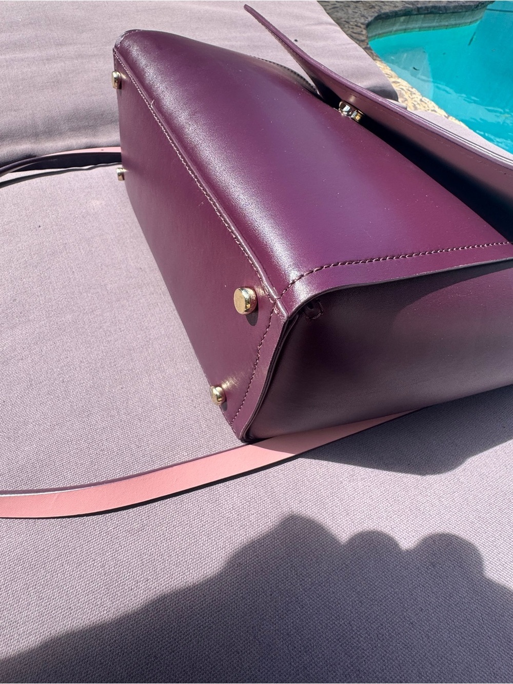 Kate Spade Magnolia Park Large Laurel Satchel Moody Plum Leather Crossbody
VGUC - Picture 8 of 16